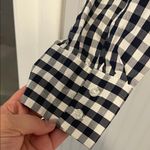 Velvet Heart  Long Sleeve Checkered Button Down Shirt -Black and White Large NWOT Photo 4
