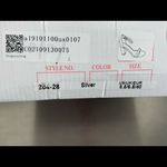 Allegra K  Women's Silver Glitter High Heel Sandals - Size 8 1/2 - NWOT Photo 8