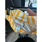 Sundry  Women's Stripe Mango Poplin Dolphin Drawstring Palm Shorts Size 1 Photo 2