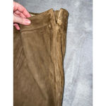 Talbots Women's Genuine Brown Suede Pants Size 4 Photo 2