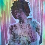 None Jimi Hendrix Authentic Hendrix Tie Dye Graphic Muscle Tank Photo 2