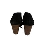 Lucky Brand Black Suede Bootie Wedges Size 39/9 Photo 4