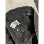 American Eagle  SZ 0 Black Comfort Stretch‎ Waistband Jeans Mom Jean Photo 2