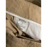 Theory Women Beige Linen Blend Wide Leg Dress Pants Size 2 Photo 4