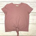 Madewell Texture & Thread Modern Tie-Front Top Photo 3
