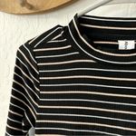 Abound  Nordstrom Ribbed Long Sleeve Casual Dress XS Ruched Side Photo 3