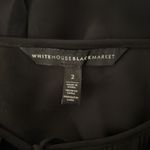 White House | Black Market  Shirt Womens 2 Black Pleated Sleeve Blouse Bell Sleeves Photo 4