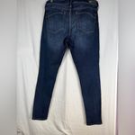 EXPRESS  Mid Rise Dark Blue Women's Skinny Jeans Photo 3