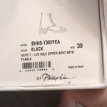 3.1 Phillip Lim  black hayett lug sole zipper boot with pearls size 39 Photo 8
