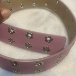 Wild Fable  belt woman’s pink floral grommets faux leather accessory New Sz XS Photo 4