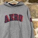 Aeropostale Y2K Grey Aeropostal 87 Aero Spellout Hoodie Sweatshirt  Photo 1