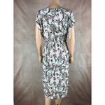 Bobeau  Vintage Inspired Cinched Waist Soft Floral Midi Dress XS Photo 2