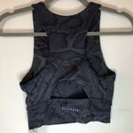 Anthropologie All Fenix Sports Bra Snakeskin Long Sports Bra in Navy Sz M BNWT Photo 12