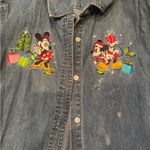 Disney  Denim Shirt with Mickey and Friends Embroidery Photo 2