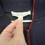 Honey Punch Blue and red quarter zip pullover Photo 2