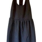 Club Monaco  Black Babydoll Mini Dress Womens 6 Whimsigoth Coquette Sleeveless Photo 0