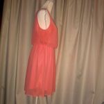 Lush Clothing Lush coral sheer lined dress size med Photo 1