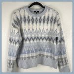Frye  Fair Isle Sweater Women's Apres Ski Cabincore Nordic Cottagecore Cozy Knit Photo 0