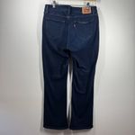 Levi Jeans Women 12 Blue Curvy Bootcut Dark Wash Western Boho Cotton Concert Photo 1