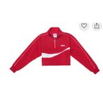 Kith  x Coca Cola Cropped Half Zip Sweatshirt Streetwear Womens S Photo 10
