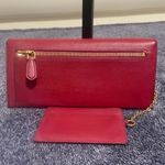 Prada  Crimson Leather Wallet Set Photo 2