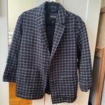 Madewell - Waffleback Shaw Blazer in Windowpane - Size XXS Photo 4