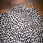 Loft Black and White Polka Dot Women's Top Photo 6