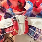 PATBO Violet Floral Flutter Halter Style Maxi Dress Size US 8 Cherry Photo 6