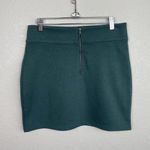 BDG  Dusty Teal Mini Skirt w/Zipper SZ L Photo 2