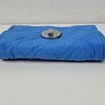 Vera Bradley Glenna Womens Wristlet Clutch Purse Wallet Sky Blue Turnlock Photo 5