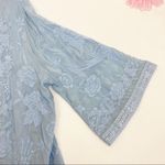 Anthropologie Tolani X  Mantra Kimono Jacket Cardigan Light Blue Photo 5