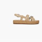 Circus by Sam Edelman NEW Circus NY by Sam Edelman Wrigley Woven Sandal (Women) 9M, NATURAL Photo 3