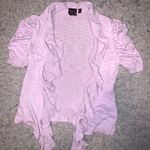 Purple Ruffle Cardigan Size M Photo 0