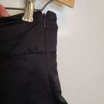 Xxi  Black Pleated Mini Skirt Size Medium Wide Waist Band Side Zip Crinoline Unde Photo 1