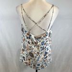 H&M  white chiffon strappy floral cami shell top size 8 NWOT Photo 2