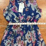 NWT LARA G by Lara Guidotti Garden Floral Airy Silk Blend Maxi Dress size M Blue Size M Photo 8