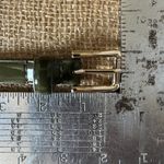 Green Patent Leather Skinny Dress Belt S/M 30 Photo 8