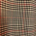 ZARA Women Glenn Plaid Turned Up Large Cuff Dress Pants NWOT -L Photo 1