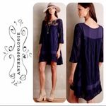 Holding Horses Holding Horses Anthropologie Sz S Navy Blue Augusta Crochet Lace Swing Dress Photo 1