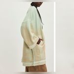 Free People NWOT Lola Sweatshirt Cardi - spa combo mint tan - XS Photo 2