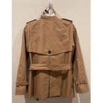 Coach Short Trench Tan Coat Photo 2