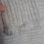 Free People WE THE FREE LIGHTWEIGHT GRAY RIBBED OPEN BACK HIGH NECK TUNIC SMALL Photo 5