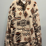 Zaful  Western Aztec Print pullover Sherpa sweater size Medium CabinCore Boho Photo 0