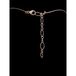 Agate Pendant Teardrop Sterling Silver clasp 925 stamped on silk cord Photo 1