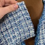 Nic+Zoe Under The Sea Tweed Fringed Jacket size S Photo 11