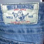 True Religion Blue World Tour Low Rose Skinny Jeans Y2K Size 27 Photo 4