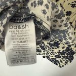 Ba&sh  Martha Floral Button-Up 3/4 Sleeve Blouse w shoulder pads Large Photo 12