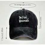 Unisex Cotton Adjustable Snapback Baseball Cap Fish Whisperer Burgundy Purple Photo 1