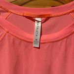 Athleta  Short Sleeve Athletic Top vibrant peach size M women’s Photo 2