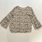 ZARA  Trafaluc Floral Blouse Ruffle Sleeve Cottagecore Top Photo 1